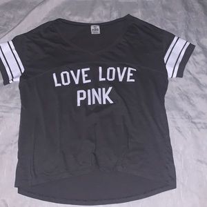 VS PINK v-neck tee M